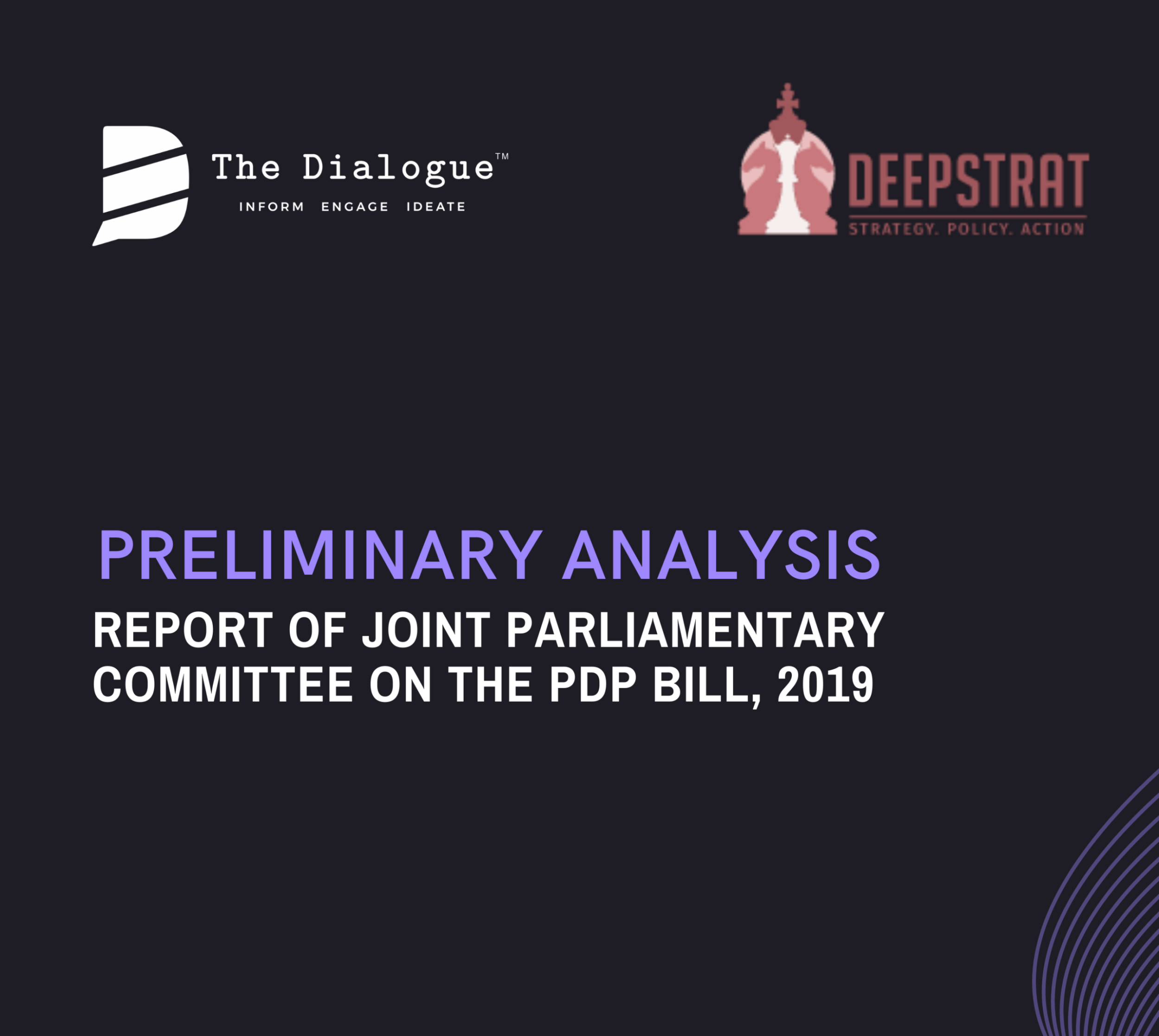 Preliminary Analysis: Report of the Joint Parliamentary Committee on the PDP Bill, 2019